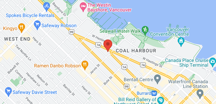 map of 1905 555 JERVIS STREET